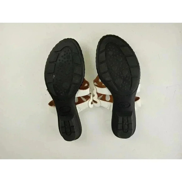 Pesaro Arnette Womens Flip Flops Sandals White Slip On Casual Size 10M - Picture 8 of 9